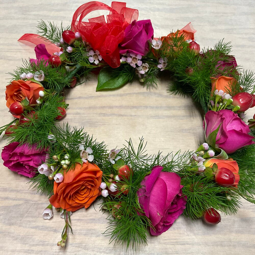 Garden Grace Floral Head Crown
