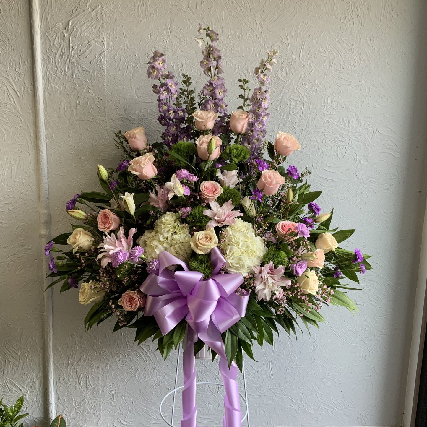 Sympathy Standing Basket