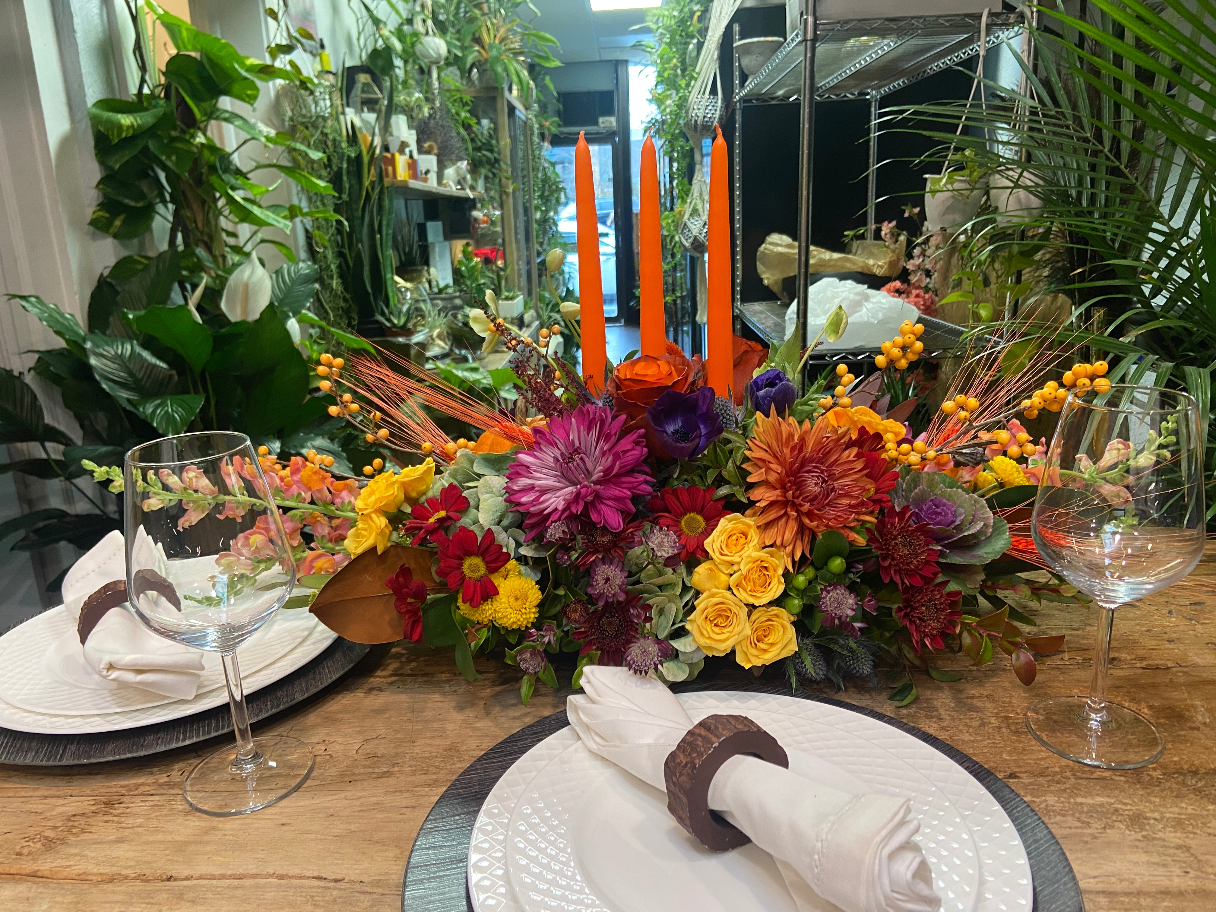 Floral Feast centerpiece