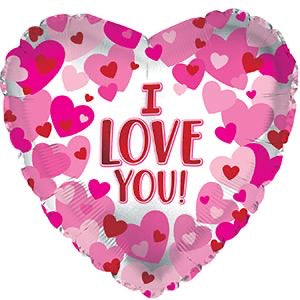 I Love You Mylar Balloon