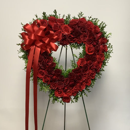 Sympathy Open Heart In Red