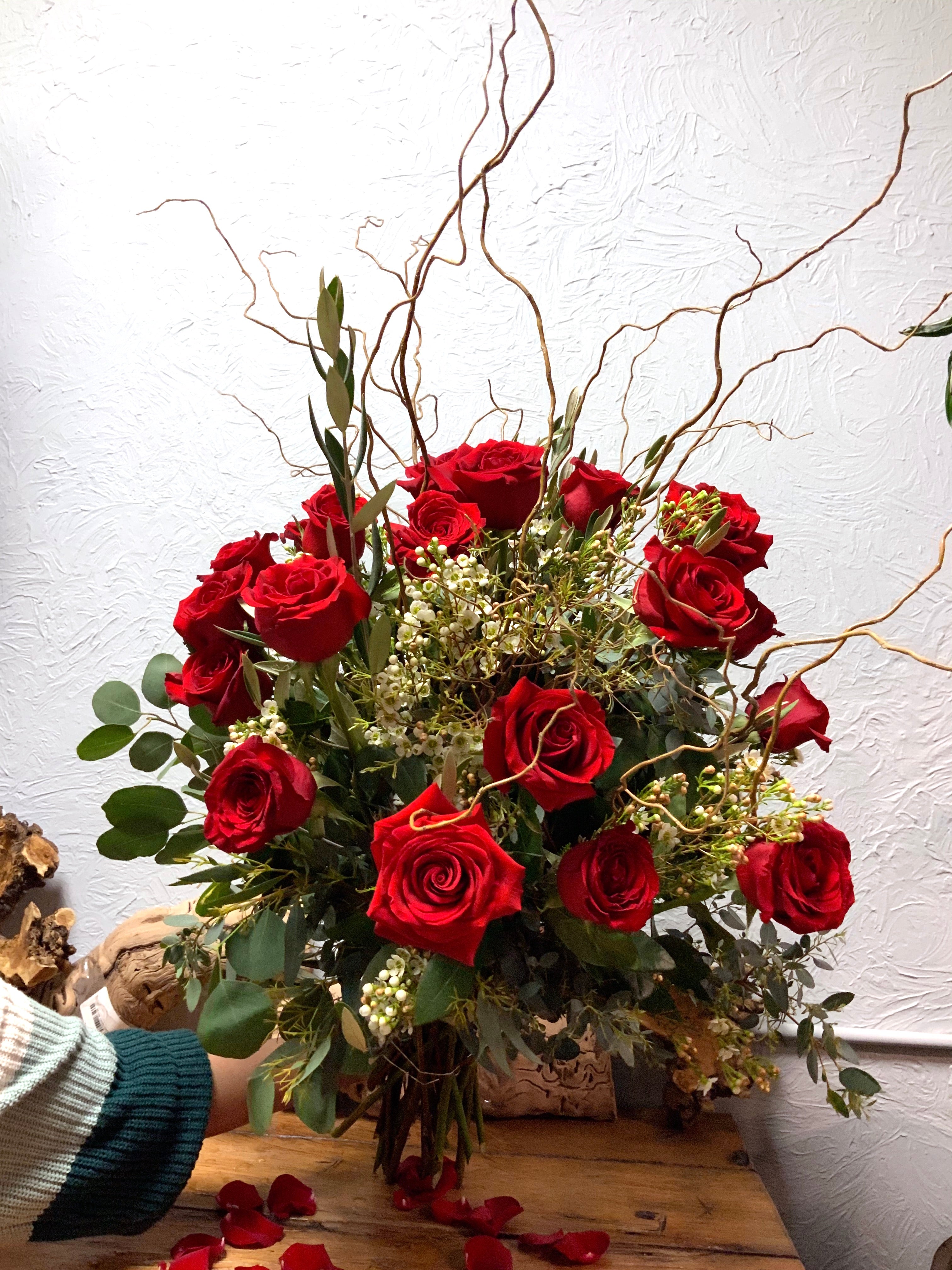 2 Dozen Roses in a Cut Bouquet