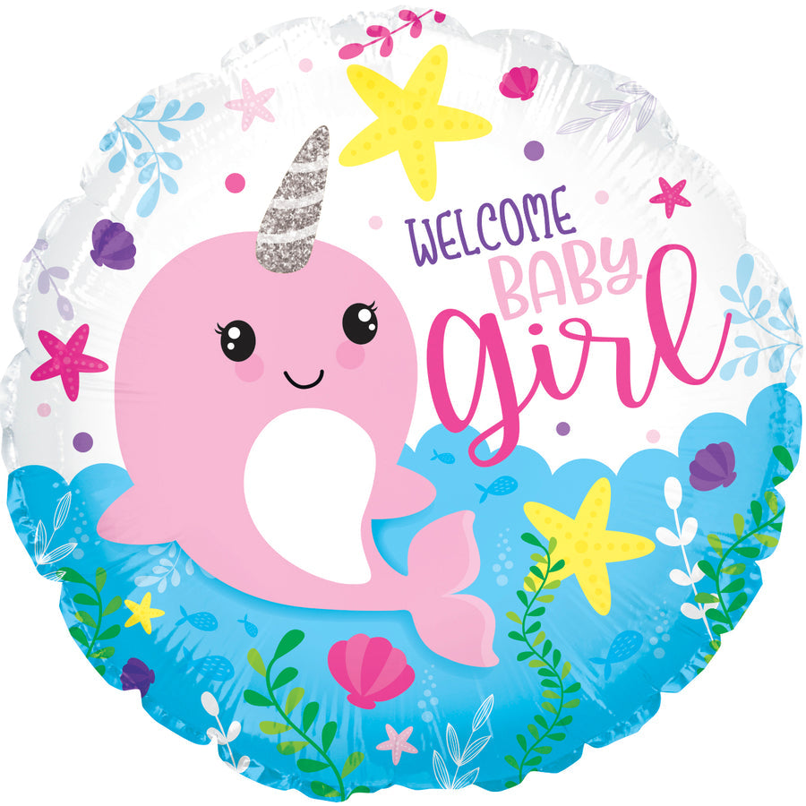 Baby Girl Mylar Balloon