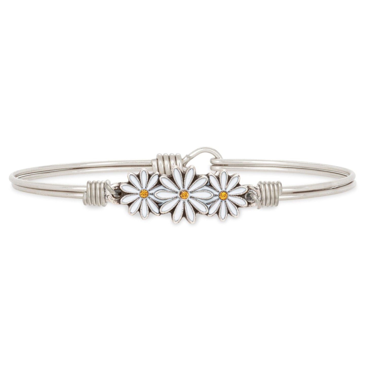 Daisies Bangle Bracelet